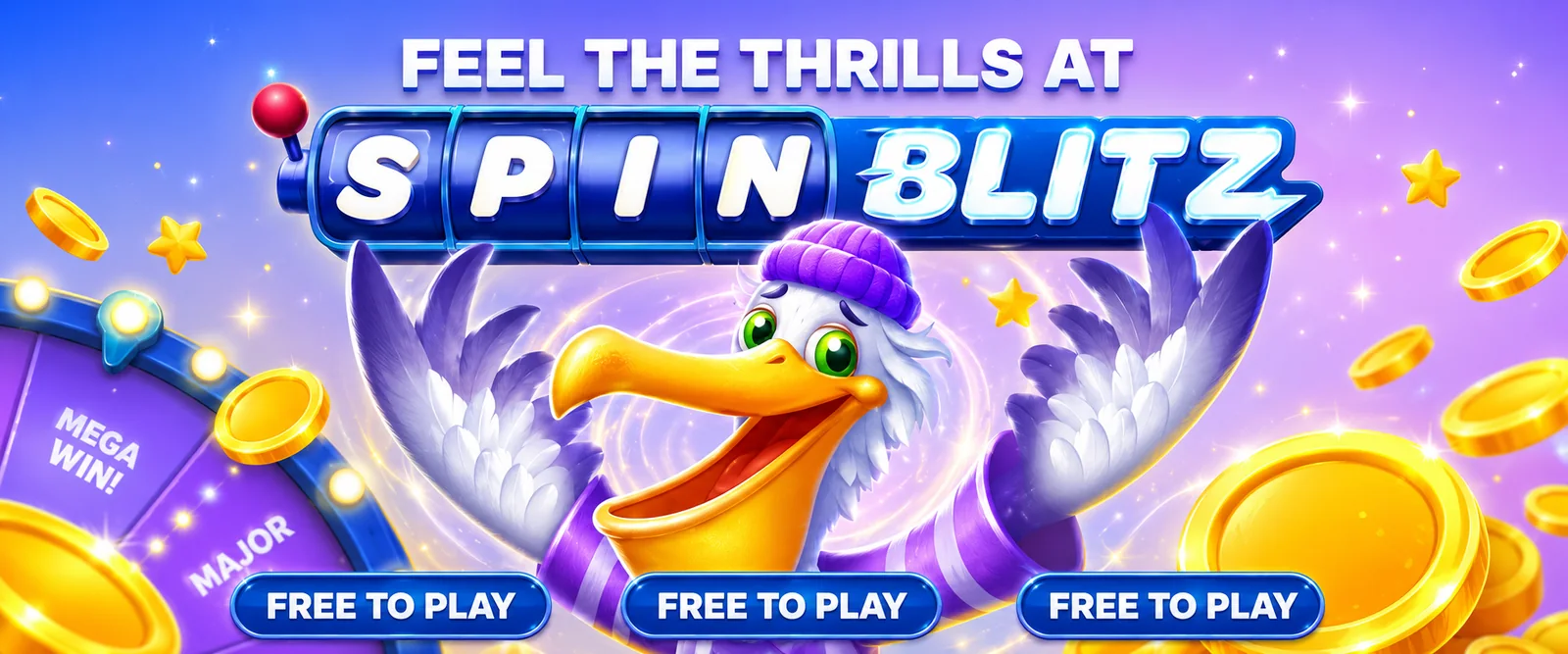 Feel the thrills at Spin Blitz - free to play across all your devices